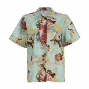 Aesthetic Angel Graphic Tee - Y2K Fashion for Trendy Summer Outfits