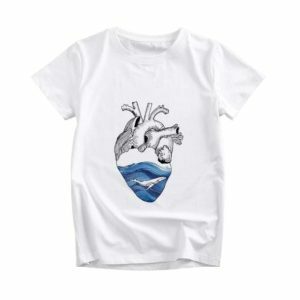 Aesthetic Heart Graphic Tee - Y2K Fashion for Trendy Summer Outfits