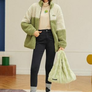 Be Young Teddy Jacket: Y2K Fashion Essential for Cozy Summer Outfits