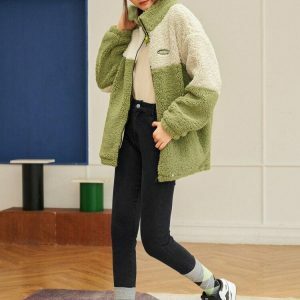 Be Young Teddy Jacket: Y2K Fashion Essential for Cozy Summer Outfits