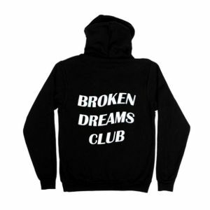 Broken Dreams Club Hoodie - Y2K Grunge Aesthetic for Trendy Outfits