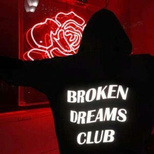 Broken Dreams Club Hoodie - Y2K Grunge Aesthetic for Trendy Outfits