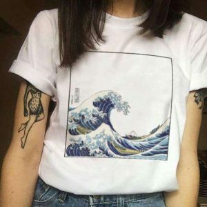 Catch The Wave Y2K Graphic Tee - Trendy Summer Outfit Essential