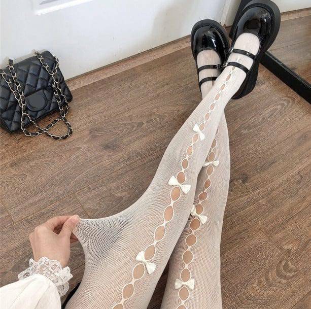 Chic Coquette Tights for Y2K Fashion & 90s Aesthetic Outfits