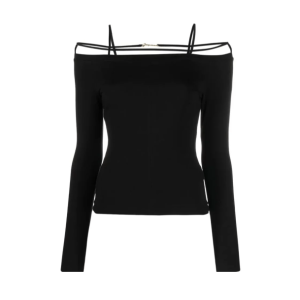 Chic Off Shoulder Long Sleeve Top for Y2K Fashion & Summer Outfits