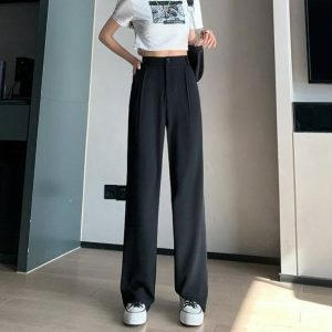 Chic Old Money Aesthetic Cargo Pants for Effortless Y2K Style