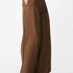 Chic Old Money Wide Leg Pants for Effortless Y2K Fashion Style