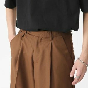 Chic Old Money Wide Leg Pants for Effortless Y2K Fashion Style