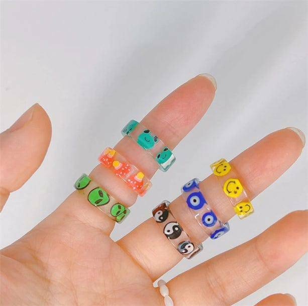 Chic Preppy Rings for Y2K Fashion Lovers - Elevate Your Style!