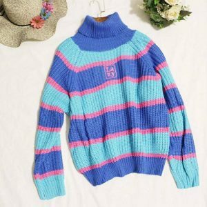 Chic Y2K Lazy Girl Sweater for Effortless 90s-Inspired Style