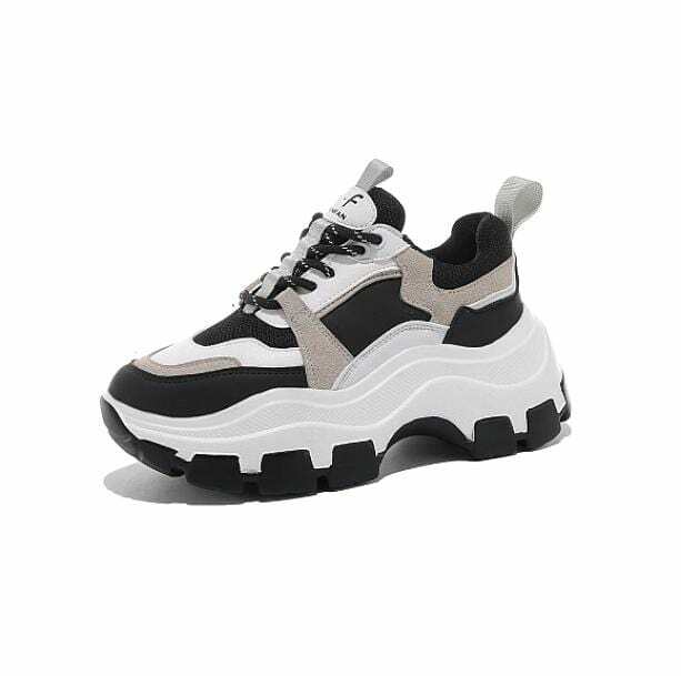 Chunky Thick Sole Sneakers for Y2K Fashion & Grunge Aesthetic Outfits