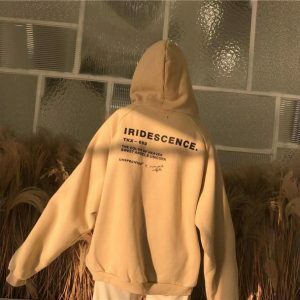 Color of Heaven Y2K Hoodie: Trendy Grunge Aesthetic for Summer Vibes