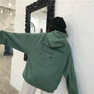 Color of Heaven Y2K Hoodie: Trendy Grunge Aesthetic for Summer Vibes