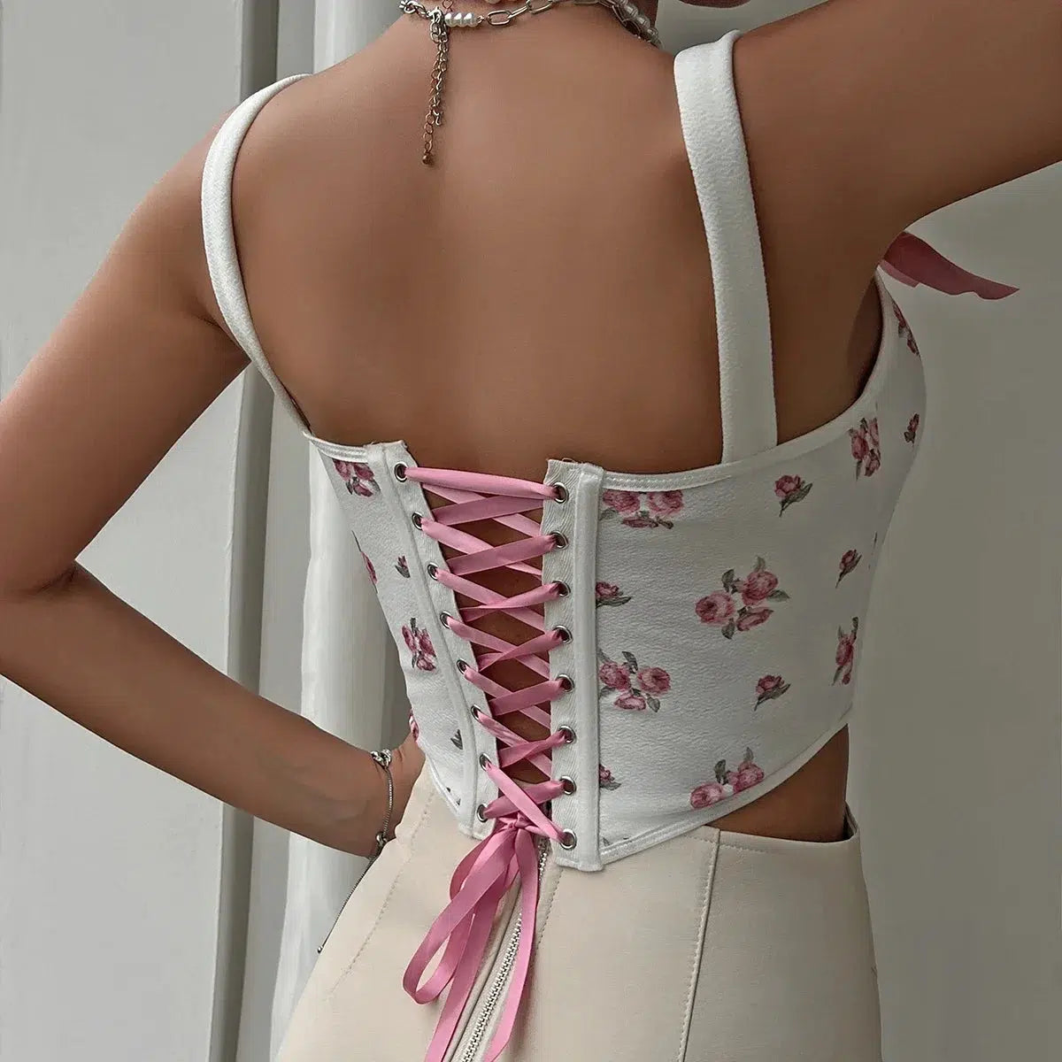 Coquette Aesthetic Baby Angel Corset Top for Y2K Fashion Lovers