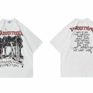 Countdown to Extinction Y2K Graphic Tee - Vintage 90s Grunge Style