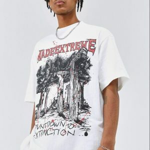 Countdown to Extinction Y2K Graphic Tee - Vintage 90s Grunge Style