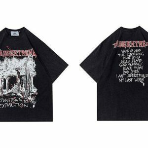 Countdown to Extinction Y2K Graphic Tee - Vintage 90s Grunge Style