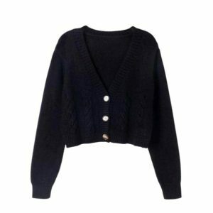 Cozy Aesthetic Fall Sweater for Y2K Fashion Lovers