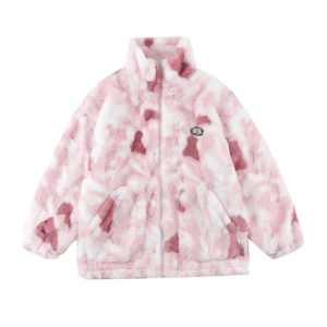 Cozy Aesthetic Plushy Jacket for Y2K Fashion Lovers