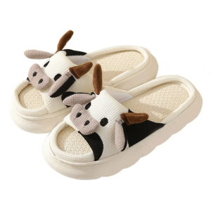 Cozy Y2K Cow Slippers for Ultimate Comfort and Cute Aesthetic Vibes