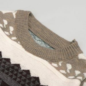 Cozy Y2K Grandma Sweater: Vintage-Inspired Fall Fashion Essential