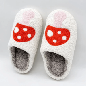 Cozy Y2K Mushroom Slippers for Trendy Summer Outfits and Aesthetic Vibes