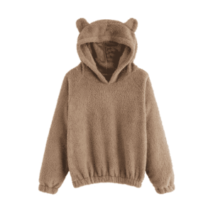 Cozy Y2K Teddy Bear Hoodie for Ultimate Grunge Aesthetic Vibes