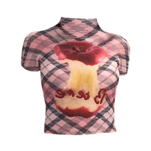 Crispy Apple Crop Top: Y2K Fashion Essential for Summer Outfits