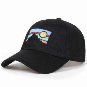 Dusk Sunset Y2K Cap: Trendy Grunge Aesthetic for Summer Outfits