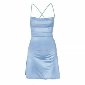 Forever Dreaming Backless Blue Summer Dress - Y2K Fashion Essential