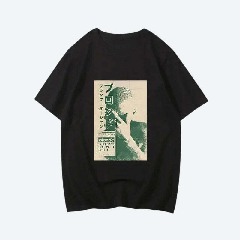 Frank Ocean Tee: Y2K Aesthetic Grunge Style for Effortless Summer Vibes