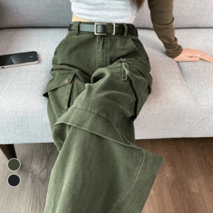 Grassy Green Cargo Pants: Y2K Fashion Essential for Trendy Outfits