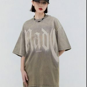 Grunge Made Extreme Tee: Y2K Fashion Essential for Bold Summer Outfits