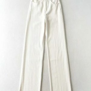 High Waist Casual Washed Baggy Jeans - Y2K Fashion Essential