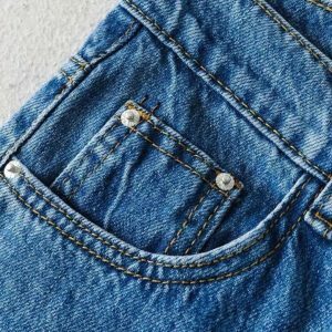 High Waist Casual Washed Baggy Jeans - Y2K Fashion Essential