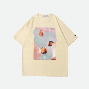 Impressionism Art Graphic Tee - Y2K Aesthetic Summer Outfit Essential