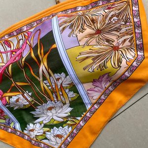 Indie Floral Bandana Scarf & Bikini Set for Y2K Summer Vibes