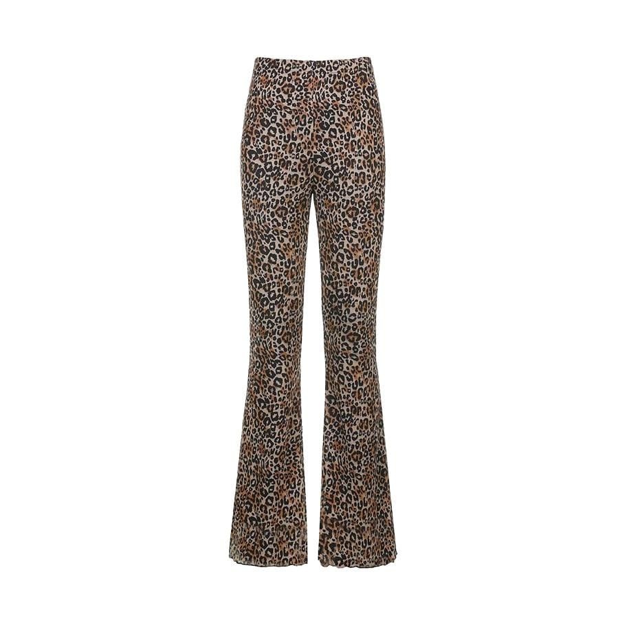 Indie Y2K Leopard Print Cargo Pants for Trendy Summer Outfits