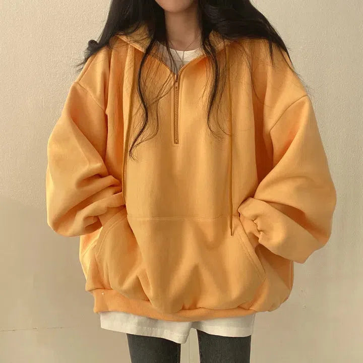 Indie Y2K Oversized Zip Up Hoodie for Grunge and 90s Fashion Lovers