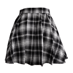 Irregular Plated Mini Skirt - Y2K Fashion Must-Have for Summer Outfits