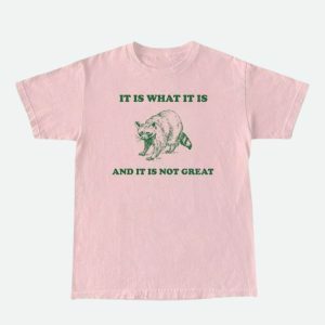 It Is What It Is Y2K Tee - Trendy Grunge Aesthetic Summer Top