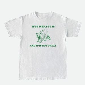 It Is What It Is Y2K Tee - Trendy Grunge Aesthetic Summer Top