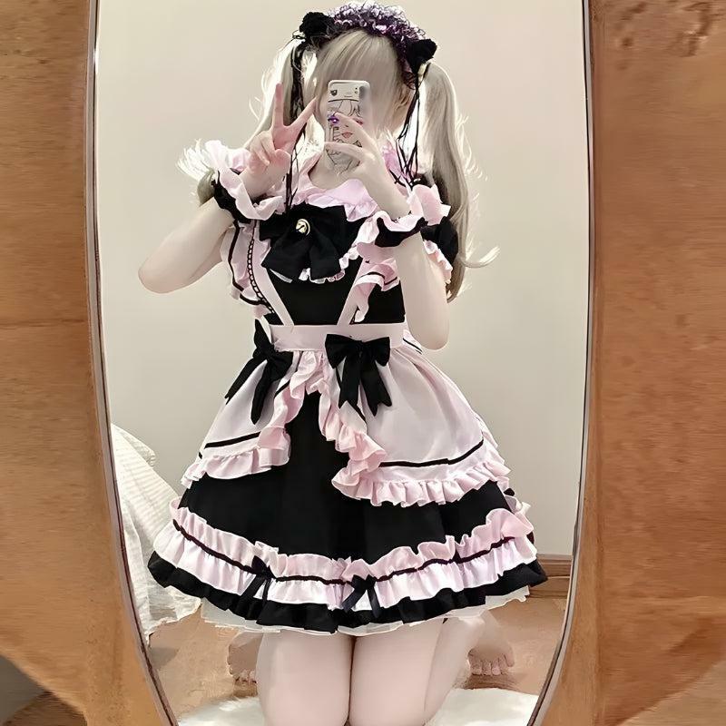 Kawaii Anime Mini Dress: Y2K Fashion Meets Cute Aesthetic Style