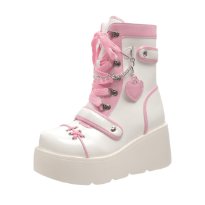 Kawaii Y2K Platform Boots for Trendy Summer Outfits and Aesthetic Looks