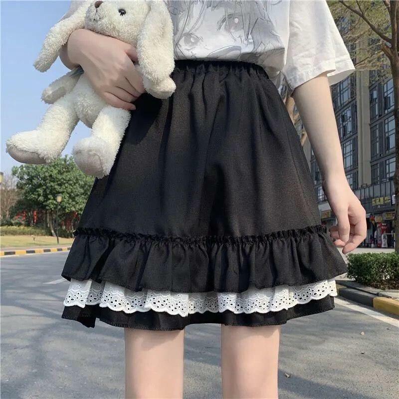 Lace Ruffle Mini Skirt - Y2K Summer Fashion Essential for Cute Outfits