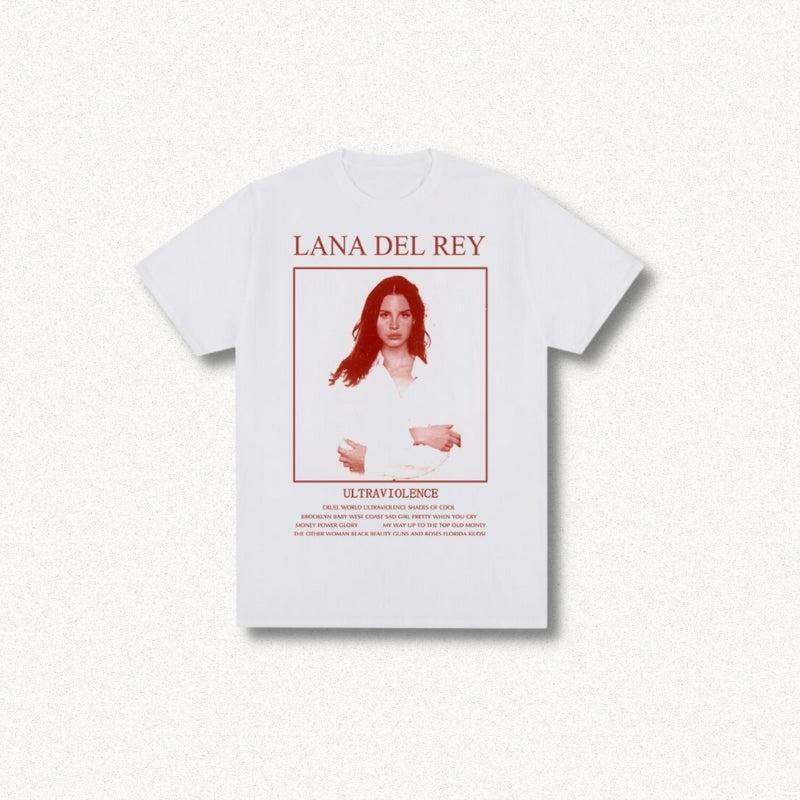 Lana Del Rey Y2K Aesthetic Tee - Vintage 90s Grunge Style Top