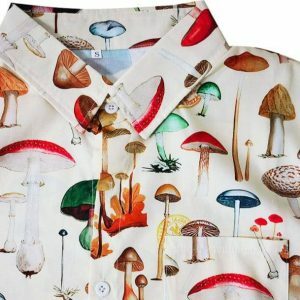 Mushroom Species Graphic Tee - Y2K Aesthetic Summer Outfit Essential