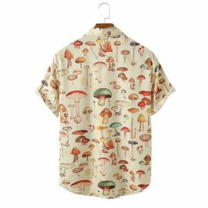 Mushroom Species Graphic Tee - Y2K Aesthetic Summer Outfit Essential