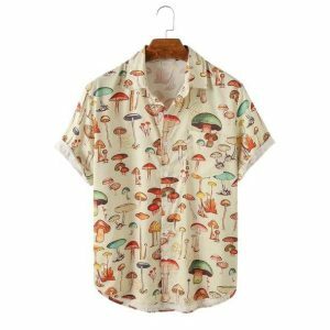 Mushroom Species Graphic Tee - Y2K Aesthetic Summer Outfit Essential