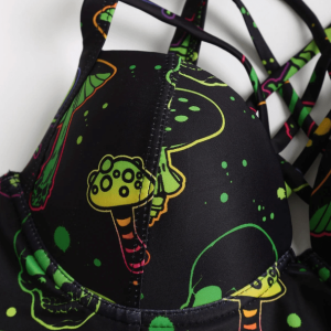 Psychedelic Y2K Swimsuit: Trendy Summer Vibes for Your Beach Look